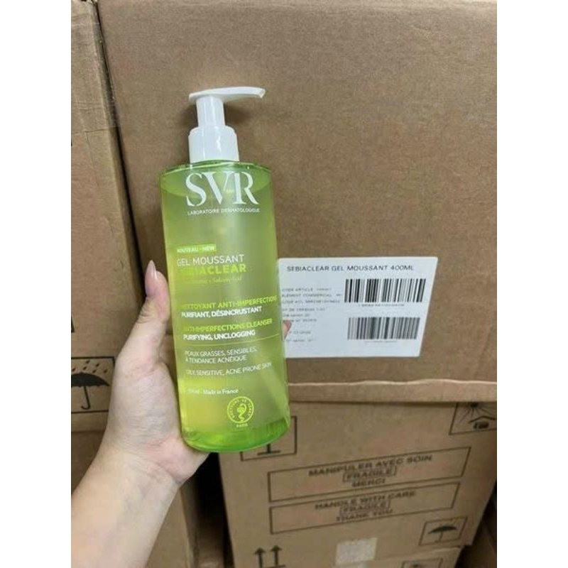Sữa rửa mặt SVR Sebiaclear Gel Moussant  cho da dầu 200ml, 400ml