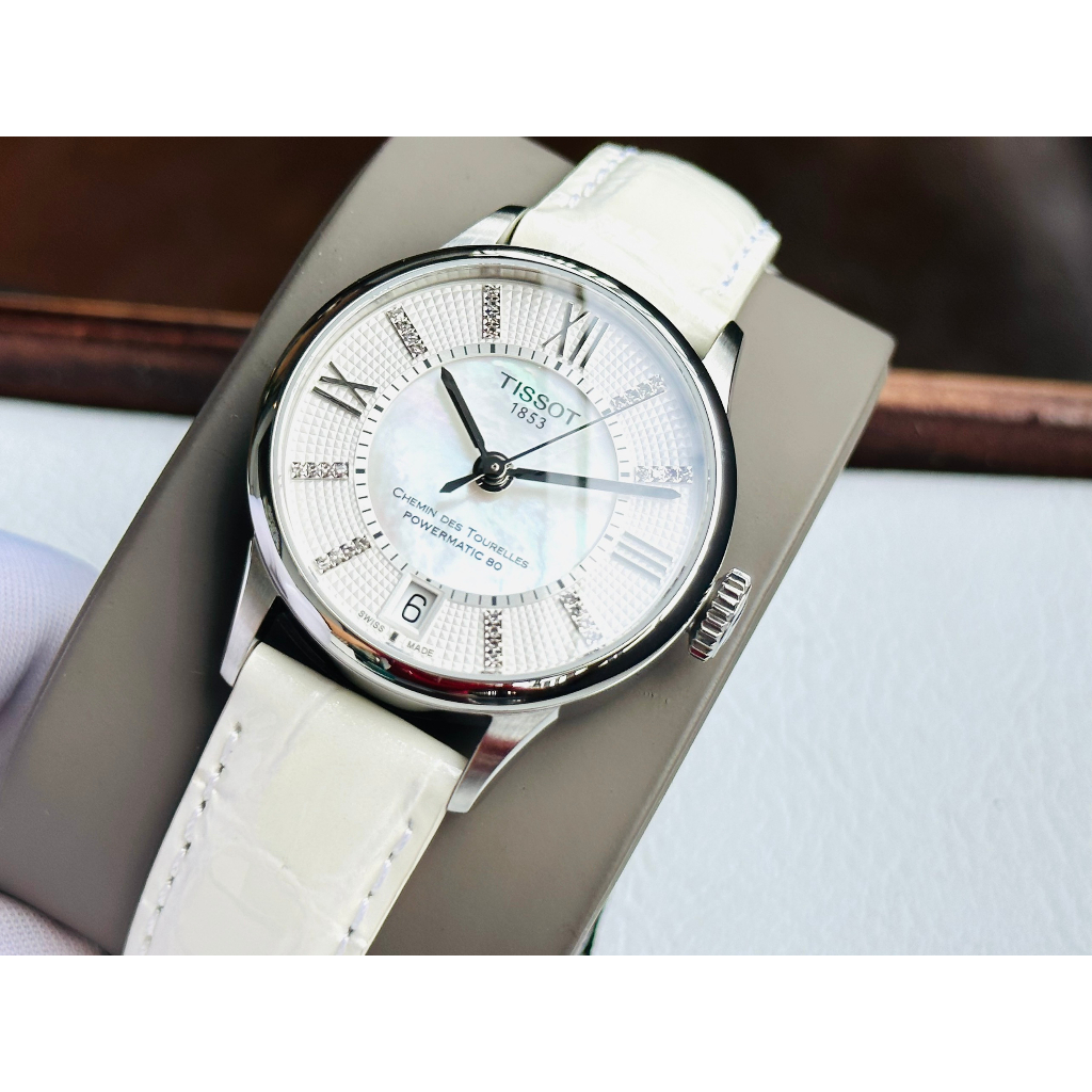 Đồng Hồ Nữ TISSOT Chemin Des Tourelles Automatic T099.207.16.116.00 Chính Hãng Tặng Dây Da Cao Cấp