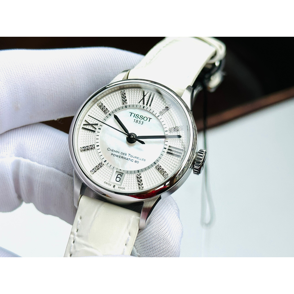 Đồng Hồ Nữ TISSOT Chemin Des Tourelles Automatic T099.207.16.116.00 Chính Hãng Tặng Dây Da Cao Cấp