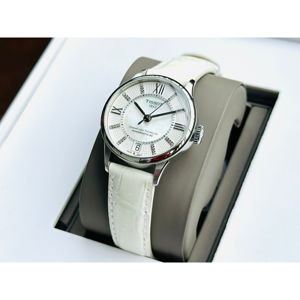 Đồng Hồ Nữ TISSOT Chemin Des Tourelles Automatic T099.207.16.116.00 Chính Hãng Tặng Dây Da Cao Cấp