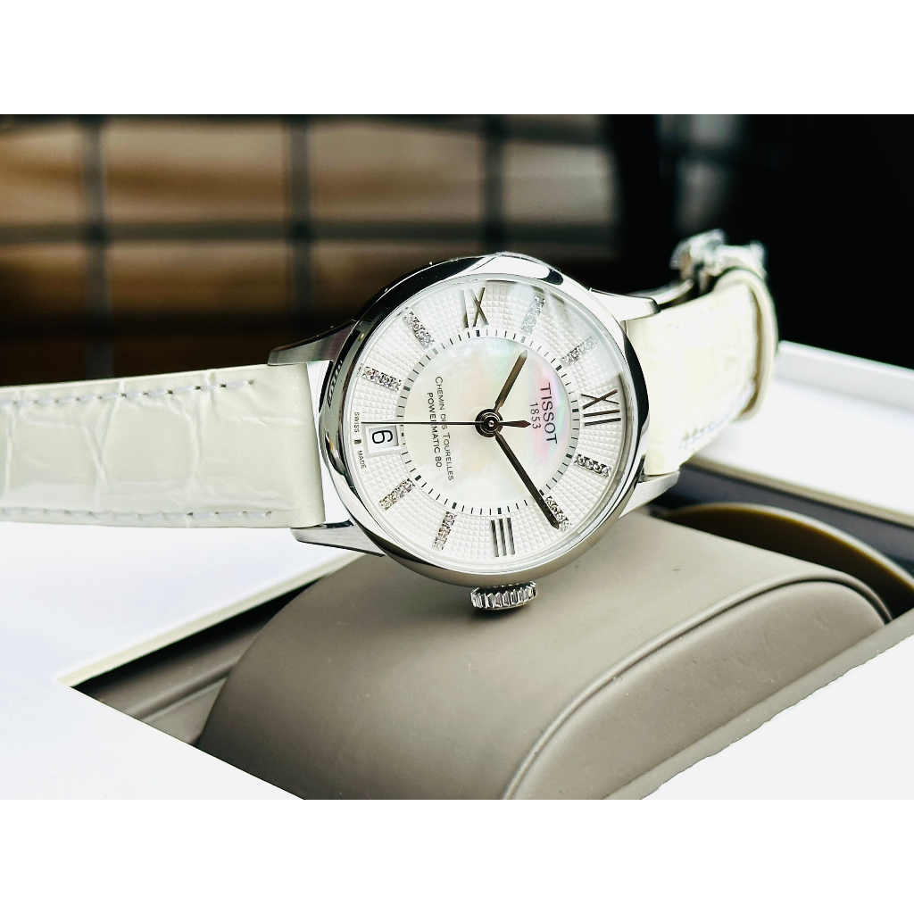 Đồng Hồ Nữ TISSOT Chemin Des Tourelles Automatic T099.207.16.116.00 Chính Hãng Tặng Dây Da Cao Cấp