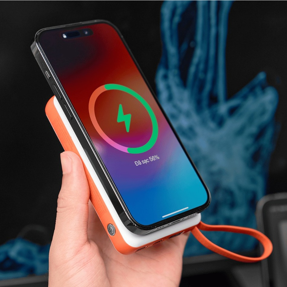 Pin dự phòng kèm sạc không dây 3in1 WIWU Core Wi-P007 10.000mAh