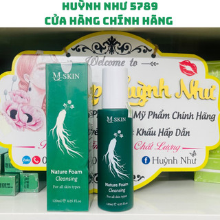 Sữa rửa mặt Mqskin nhân sâm 120ml