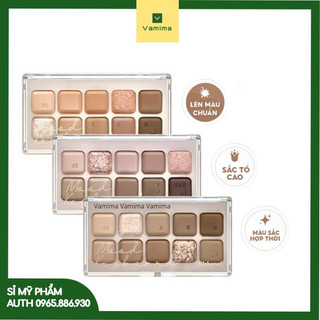 Phấn Mắt Lilybyred Mood Keyboard Membership Care 10ô lâu trôi bền màu 10.5G - Vamima