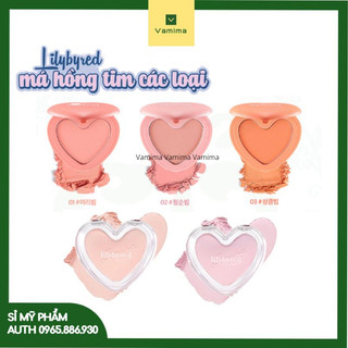 Má hồng lilybyred luv beam cheek luv beam blur cheek tự nhiên rạng ngời bên màu 4.7g - vamima