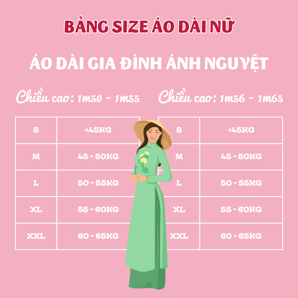 Áo dài cách tân mẹ và bé màu đỏ đính kết hoa chân thật chất liệu tơ sống mềm mại - AN36