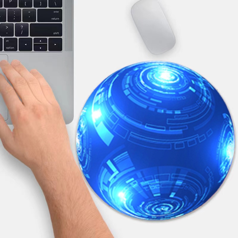 Miếng lót chuột, Bàn di chuột hình tròn 20 x 20cm Giá Rẻ siêu dễ thương