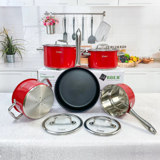 BỘ NỒI ARBER 5 CHIẾC CHÍNH HÃNG