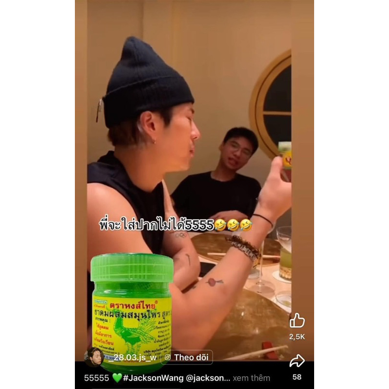 01 Lọ Hít Thảo Dược Thông Mũi HONGTHAI Thái Lan