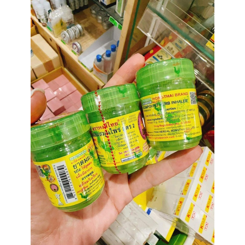 01 Lọ Hít Thảo Dược Thông Mũi HONGTHAI Thái Lan