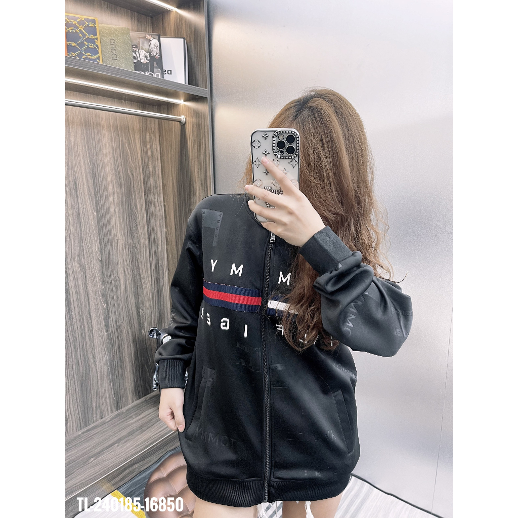 🔥Hot🔥Áo khoác bomber Tommy thêu chữ thiết kế hot trend Nam nữ New 2023