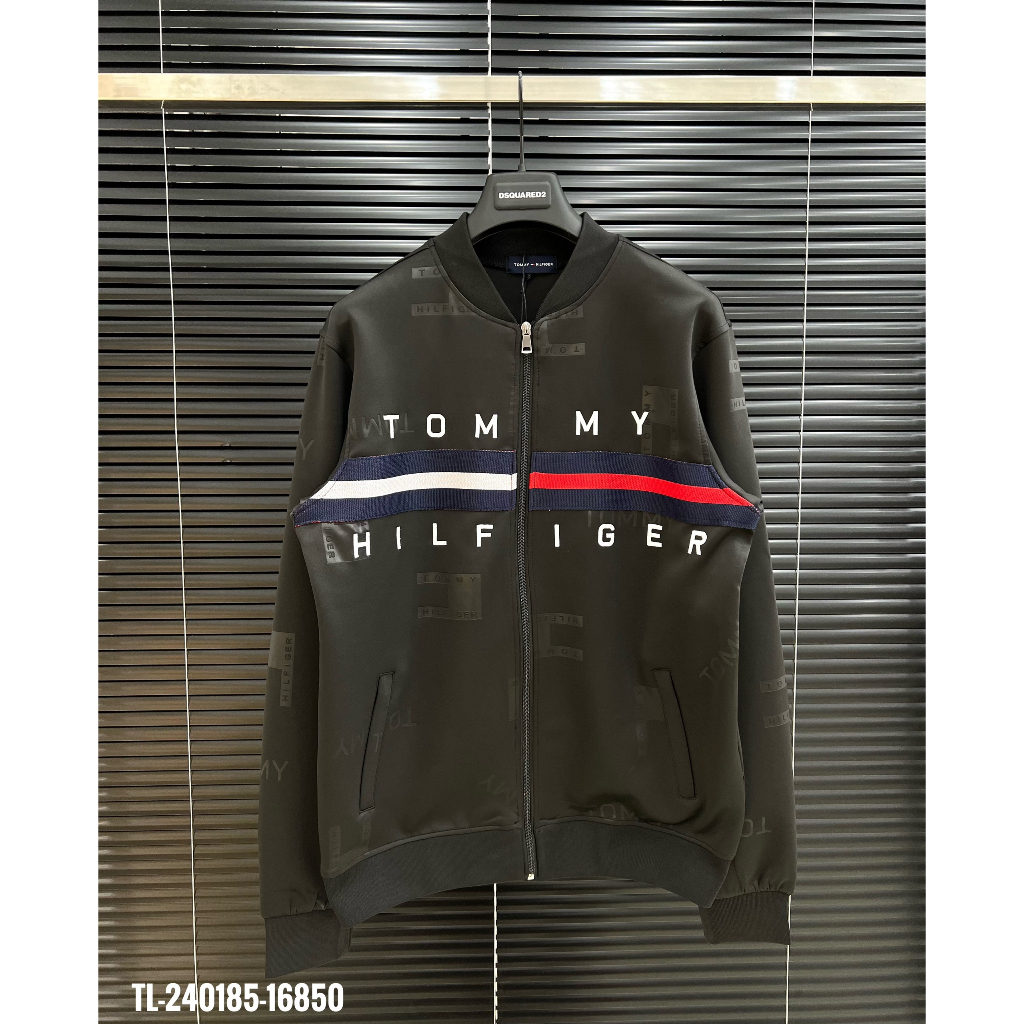 🔥Hot🔥Áo khoác bomber Tommy thêu chữ thiết kế hot trend Nam nữ New 2023