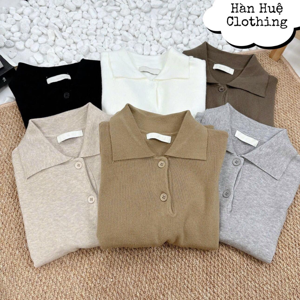 Áo polo mongtoghi dáng suông thanh lịch