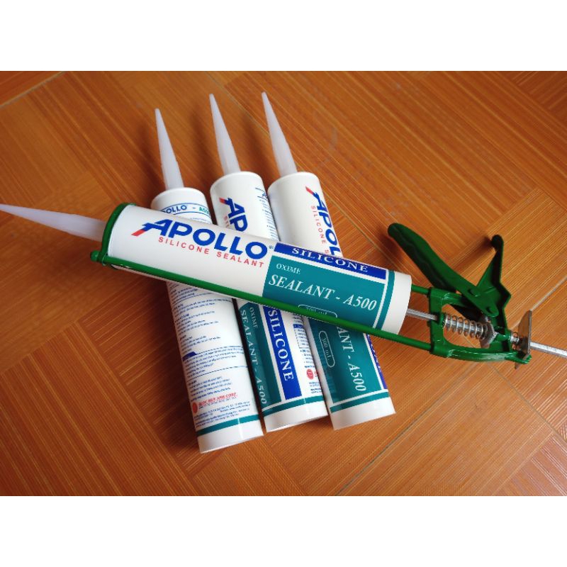 Combo Keo silicon Apolo A500 + Dụng cụ bắn keo