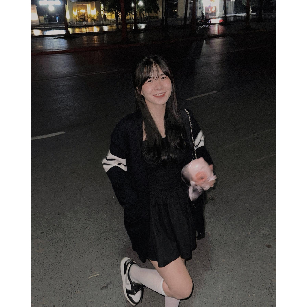 Áo Cadigan len sọc tay AokhoacCDGvachtay865 P0k47