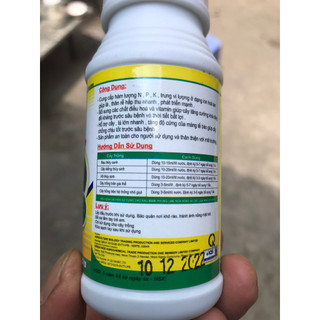 dung dịch thủy canh chai 100ml