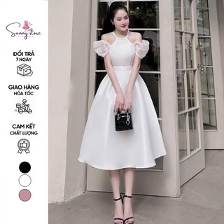 Đầm thiết kế tapta cườm (SN111)