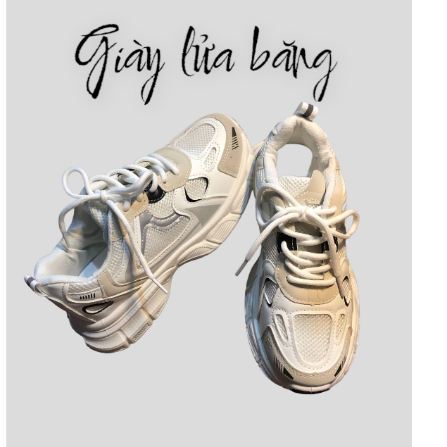 Giày thể thao nữ đế cao phối lưới cá tính amada 3830