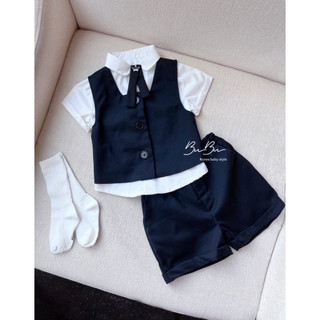  Gile Cộc - Set gile Phong Cách Hàn Quốc BB08  Ảnh chính chủ  