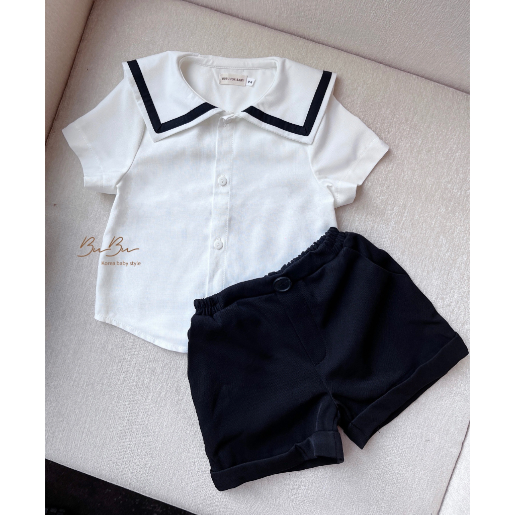 𝐒𝐞𝐭 𝐓𝐡𝐮𝐲̉ 𝐓𝐡𝐮̉ - Phong Cách Hàn Quốc Cho Bé Trai BB07