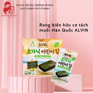 Rong biển hữu cơ tách muối Hàn Quốc ALVIN (gói 1.5g)