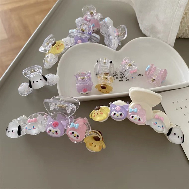 Kẹp tóc gắn charm hoạt hình Sario