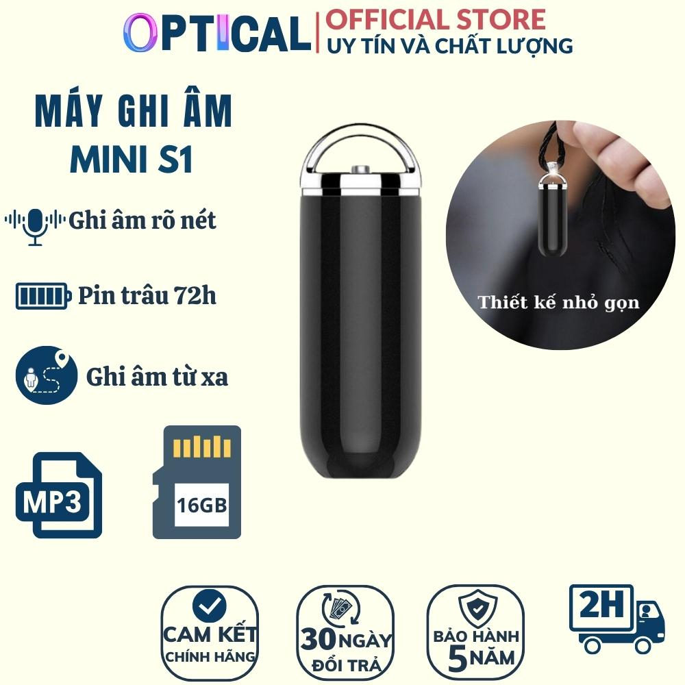 Máy ghi âm mini S1 thương hiệu hàn quốc thiết kế nhỏ gọn vỏ kim loại thu âm lọc âm tốt
