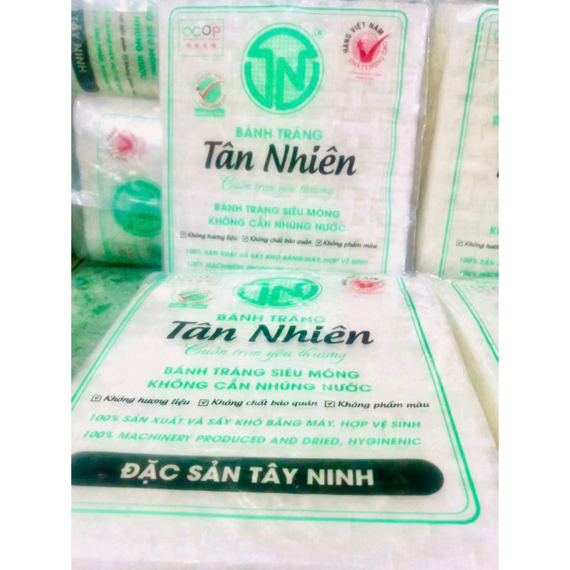 Bánh tráng siêu mỏng Tân Nhiên 450g- Hàng Xuất Khẩu-Tây Ninh- thơm-ngon-mỏng-dẻo!!!!