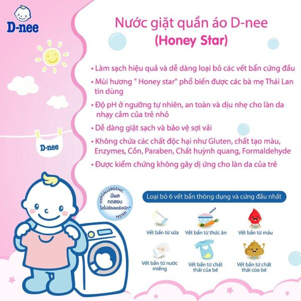 Nước Giặt Dnee Thái Lan - Nước Giặt Xả 2 In 1 Dnee Dịu Nhẹ Lưu Hương Lâu Hàng Chính Hãng