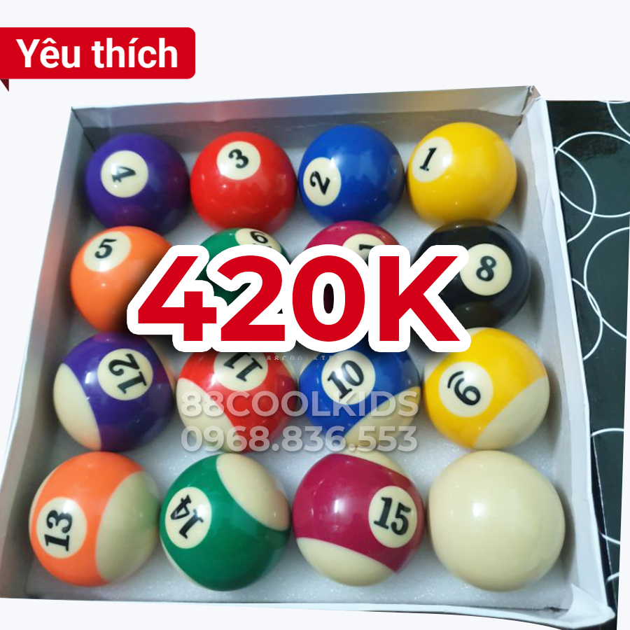 Bóng Bida Lỗ CLB Circle Giá Rẻ Nhất Thị Trường - Bi Chơi Bi-A Bằng Đá Nguyên Khối Chất Lượng Cao