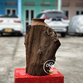 Bình hoa gỗ. khay gỗ đựng trà trang trí ngày tết loại đẹp độc lạ - chay decor