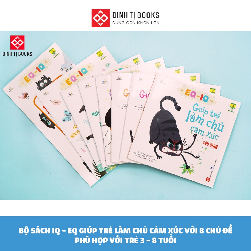 Combo : Sách EQ - IQ Giúp Trẻ Làm Chủ Cảm Xúc