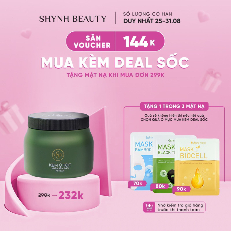 Ủ tóc nhân sâm đào date mới 2023