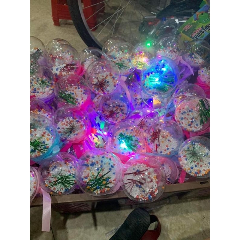 Gậy phát sáng tròn, tim, sao với 3 chế độ đèn nhấp nháy cho bé vui  chơi mùa lễ hội