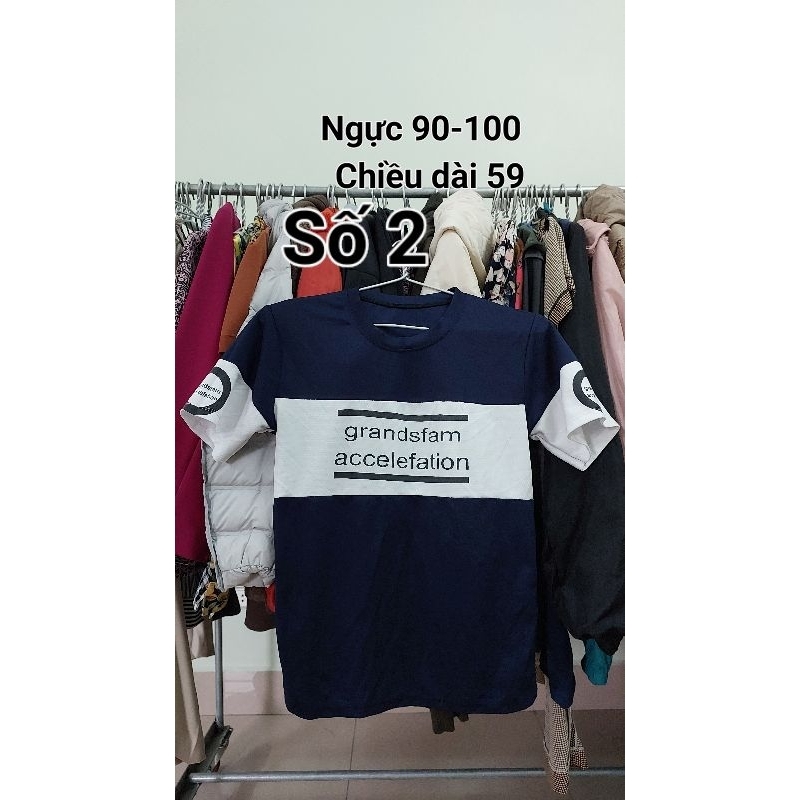 Áo thun nam nhiều màu.