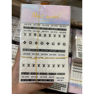 Sticker thương hiệu dán trang trí móng siêu hot mới