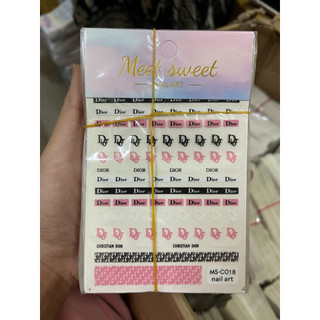 Sticker thương hiệu dán trang trí móng siêu hot mới