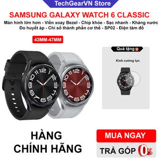 Đồng hồ thông minh Samsung Galaxy Watch 6 Classic - Hàng chính hãng