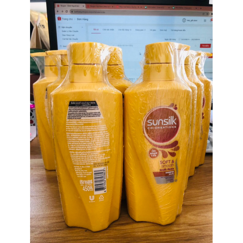 Chính hãng Dầu gội dầu sunsilk soft & smooth giúp tóc mềm và mượt 450ml - thái lan