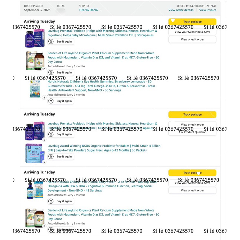 Men vi sinh Lovebug Prenatal Probiotic cho bà bầu