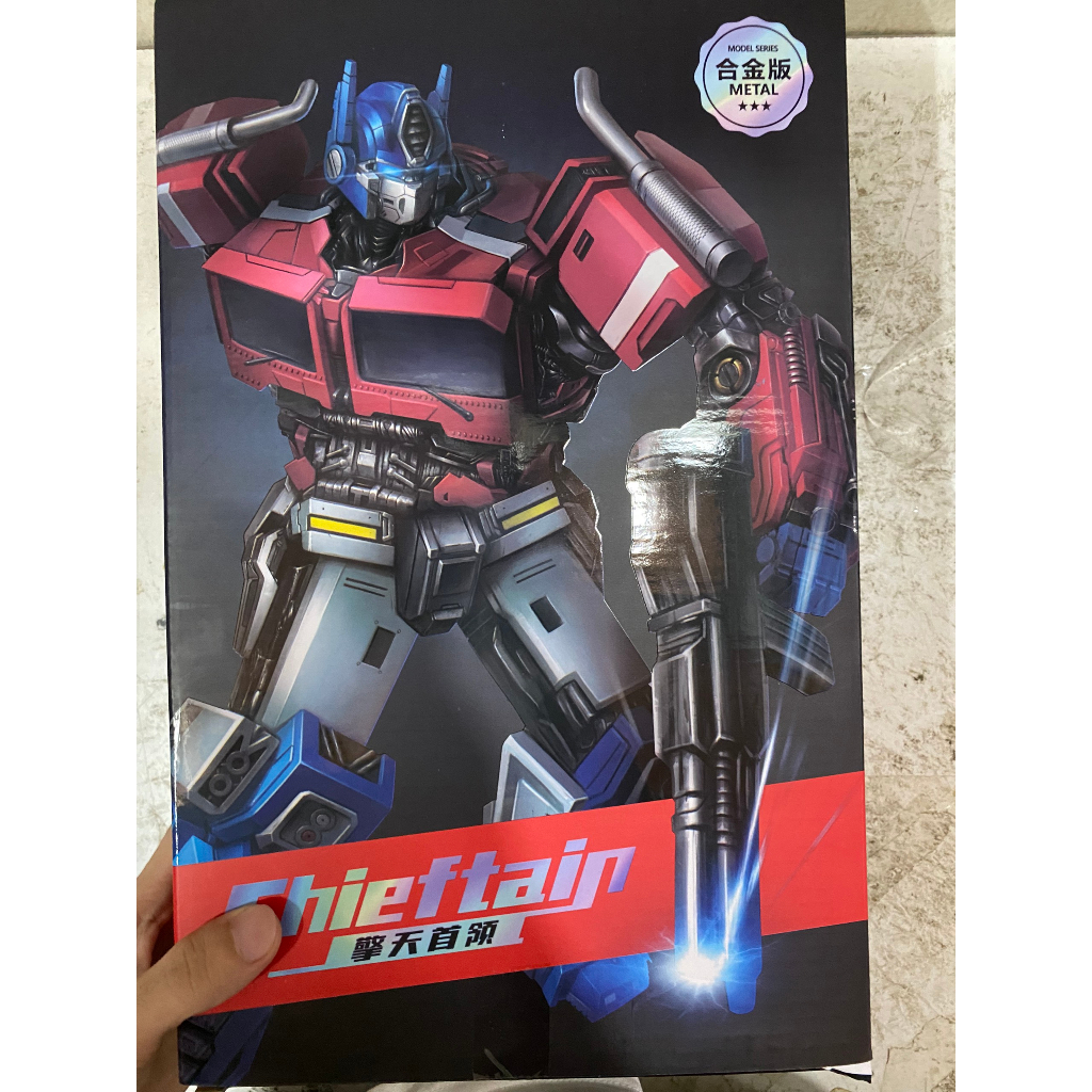 Mô hình Transformer Optimus Prime YOUHU 131D KO  cao 32cm, rô bốt biến hình thành oto 131A