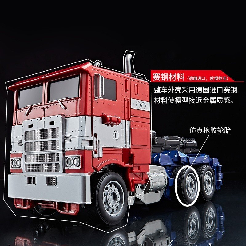 Mô hình Transformer Optimus Prime YOUHU 131D KO  cao 32cm, rô bốt biến hình thành oto 131A