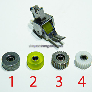 bánh xe thay vào chân vịt chống nhăn thường máy may 1 kim công nghiệp