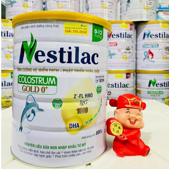 Sữa bột Nestilac Colostrum Gold 0+, phát triễn toàn diện(800g)