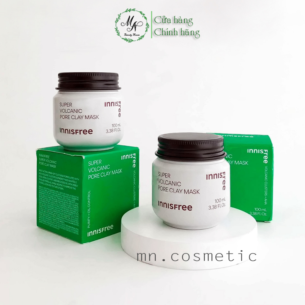 Mặt nạ đất sét Innisfree Super Volcanic Pore Clay Mask 2X chuẩn Hàn