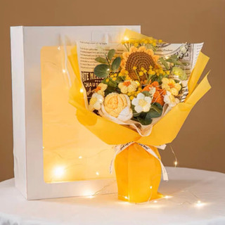 Bó hoa handmade đan thủ công làm quà tặng tốt nghiệp