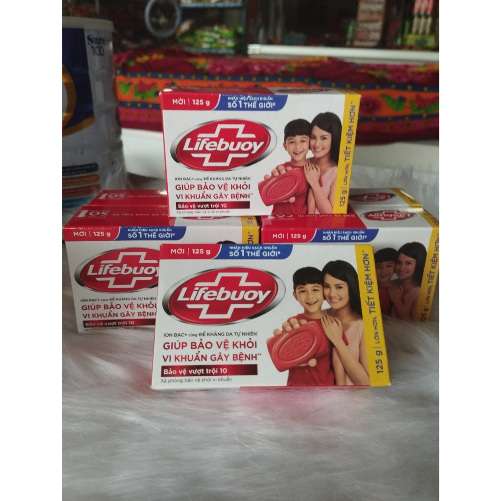 Xà Phòng Tắm Lifebuoy đỏ 90g, 125g