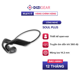 Tai Nghe Dẫn Khí Truyền Âm SOUL Open-ear Plus, BT 5.3, Màng Loa 14.2mm, Kháng IPX5, Nghe Nhạc Đến 7H - Hàng Chính Hãng