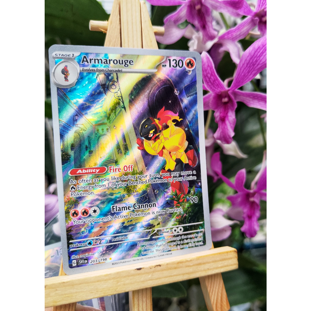 Thẻ Pokemon Armarouge - 203/198 - Illustration Rare