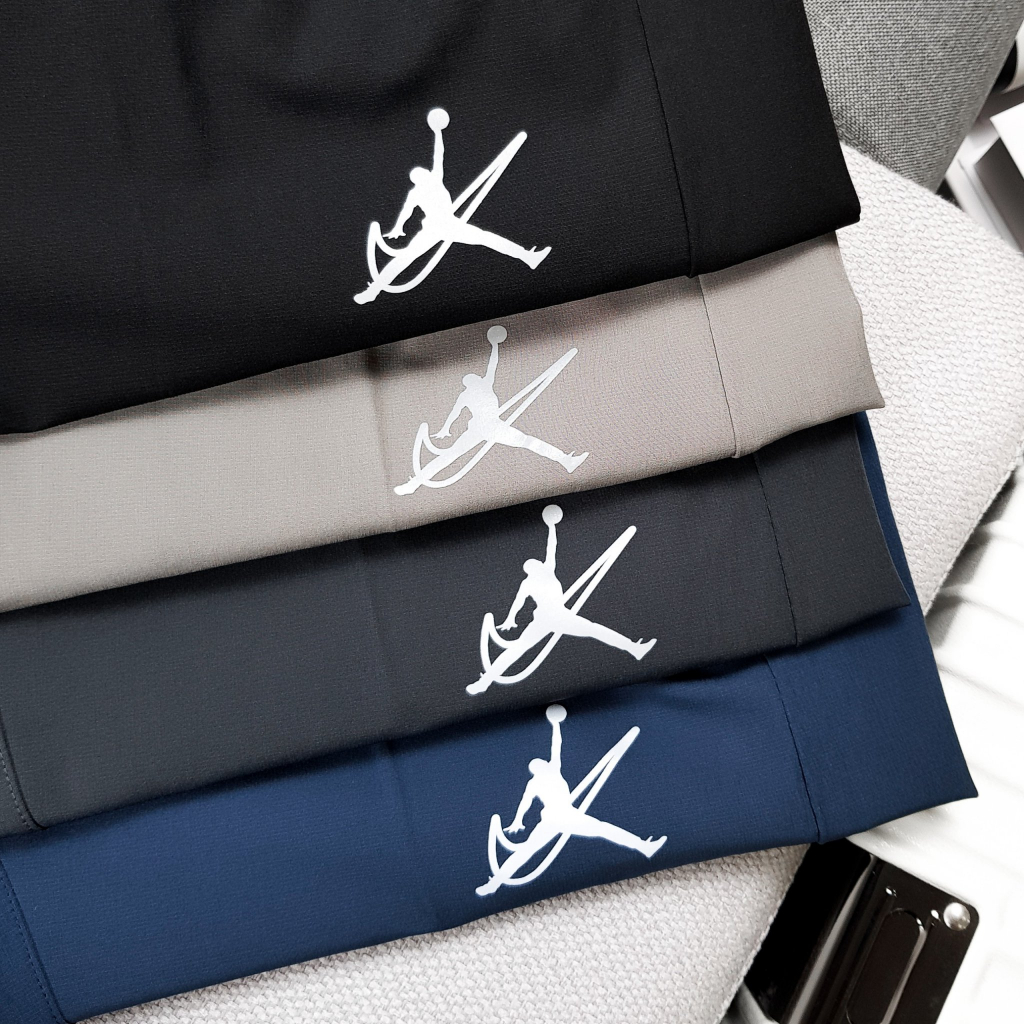 Quần thể thao nam tập Gym lưng thun dây rút túi khóa kéo Unisex  thun Xi dù - 2 màu